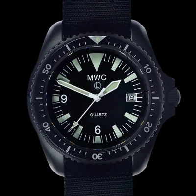 Huidig NATO-patroon Quartz PVD militair duikhorloge met saffierglas en 10 jaar batterijduur