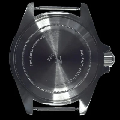 MWC 24 Jewel 1982 Pattern 300m Automatisch Militair Duikershorloge met Saffier Kristal op een NAVO Webbing Band (Niet Datum Versie)