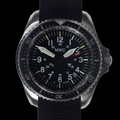 MWC Automatisch militair duikhorloge van roestvrij staal - Tritium / GTLS-verlichting