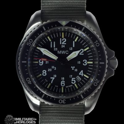 MWC roestvrij staal Automatisch militaire duikhorloge Horloge – – Zwart