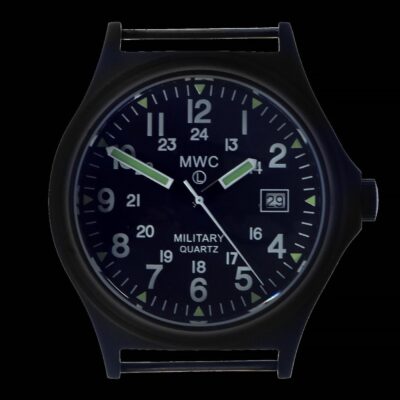 MWC G10 PVD 12/24 200m Water Resistant Militair Horloge, Fixed Strap Bars, Sapphire Crystal and 10 Year Battery Life – Authentiek Militair Design