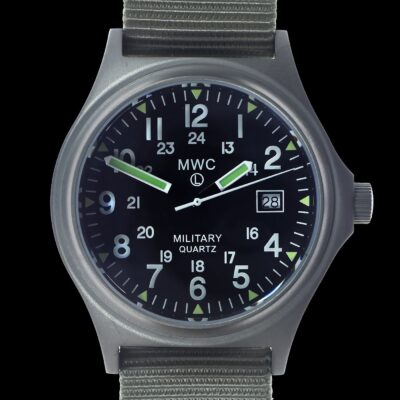 MWC G10BH 12/24 50m Water Resistant Militair Horloge with Battery Hatch, Fixed Strap Bars, Sapphire Crystal and 60 Month Battery Life – Authentiek Militair Design