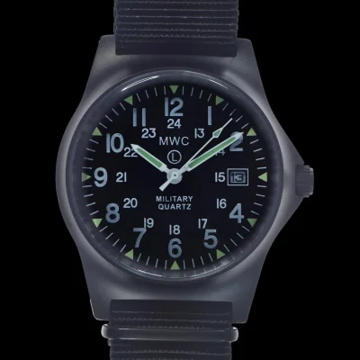 Military Watch Company G10 12/24 Horloge met Datum en Militaire Anti-reflectieve PVD Coating