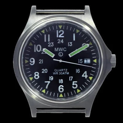 MWC G10 300m / 1000ft Water resistant Limited Edition U.S Pattern Brushed Stainless Steel Militair Horloge with Sapphire Crystal on NATO Strap – Authentiek Militair Design