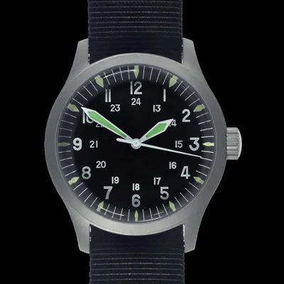 MWC GG-W-113 Klassiek horloge uit de jaren 60/70