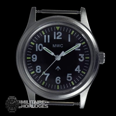 MWC Classic 1960s/70s European Pattern Militair Horloge on a Black