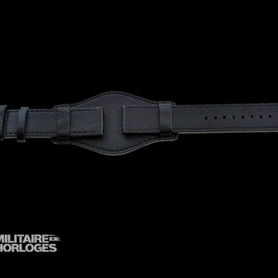 18mm German “Luftwaffe / Bund” Aviators Leather Militair Horloge Strap