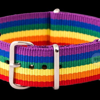 20mm LGBT Rainbow NATO Militair Horloge Strap – Authentiek M