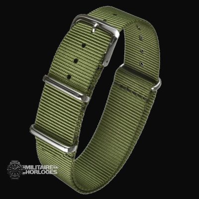 22mm Olive NATO Militair Horloge Strap