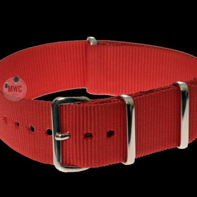 22mm Red NATO Militair Horloge Strap