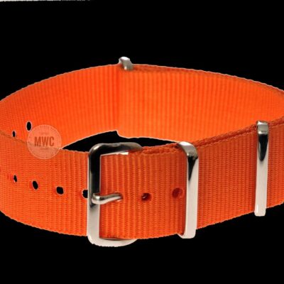 18mm Orange “High Visibility” Search and Rescue (SAR) NATO Militair Horloge Strap – Authentiek Militair Design