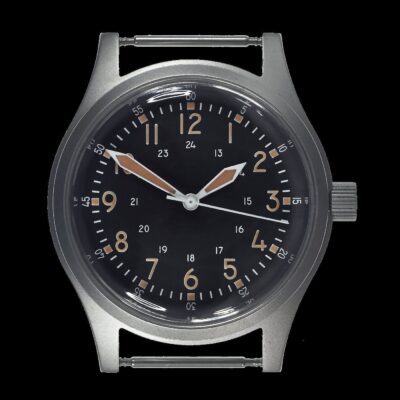 A-17 U.S 1950s Korean War Pattern Militair Horloge with Plexiglass Crystal and 24 Jewel Automatic Movement – Authentiek Militair Design