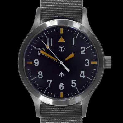 MWC Mk III Stainless Steel 1950’s Pattern 100m Water Resistant Automatic Militair Horloge with Retro Dial and Sapphire Crystal – Authentiek Militair Design