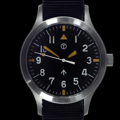 MWC Mk III Roestvrij Staal 1950's Patroon 100m Waterbestendig Automatisch Militair Horloge met Retro Wijzerplaat en Saffier Kristal