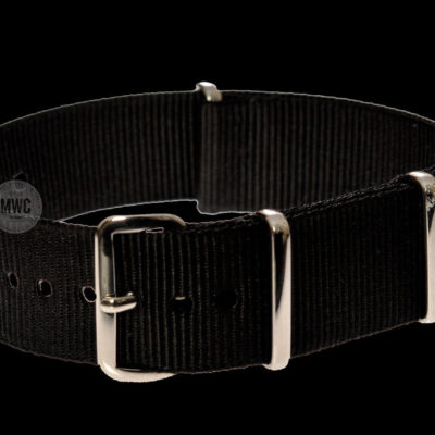 18mm Black NATO Militair Horloge Strap – Authentiek Militair Design