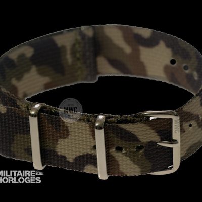 20mm “Mediterranean / Desert” Camo NATO Militair Horloge Strap