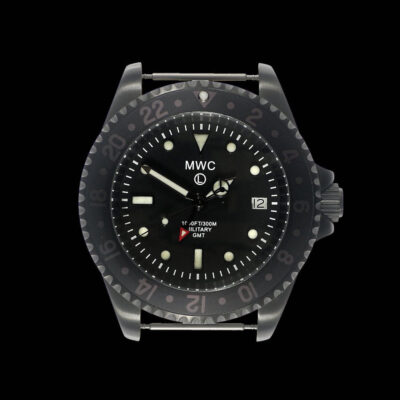 MWC GMT (Dual Time Zone) PVD Militair Horloge on Matching Steel