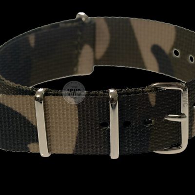20mm Multirole Camouflage NATO Militair Horloge Strap – Auth