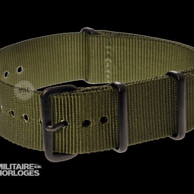 20mm Olive NATO Militair Horloge Strap with Covert Non Reflective