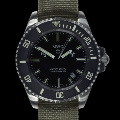 MWC 300m roestvrij staal Quartz militaire duikhorloge Horloge with – Stalen armband