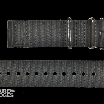 2 Piece 20mm Grey NATO Militair Horloge Strap in Ballistic Nylon with – Grijs