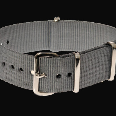 24mm Grey NATO Militair Horloge Strap – Authentiek Militair Design