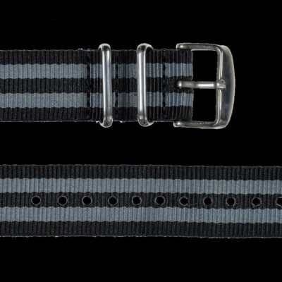 2 Piece 20mm “James Bond” Pattern NATO Militair Horloge Strap in Ballistic Nylon with Stainless Steel Fasteners – Authentiek Militair Design