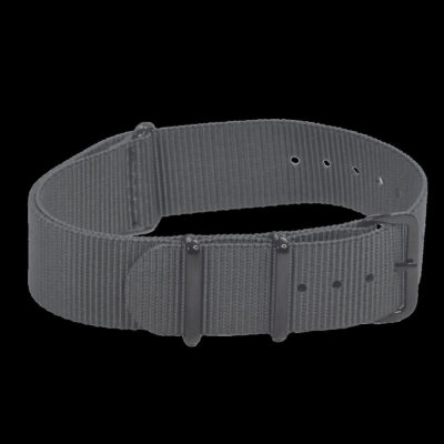 20mm Admiralty Grey NATO Horloge Strap with PVD Black Covert Buckles
