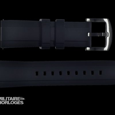 22mm FKM (Smooth) Rubber Strap with Quick Release Feature fo