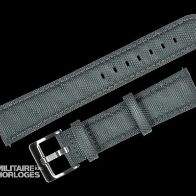 20mm Grey Sailcloth CORDURA® Horlogestrap