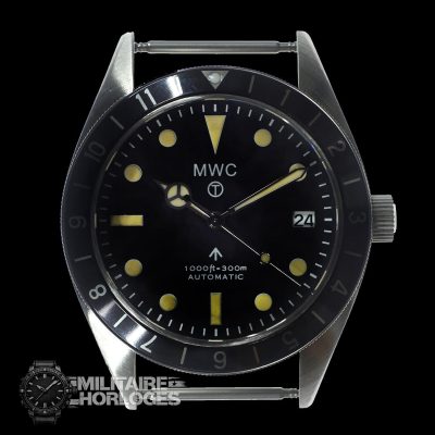 MWC Classic 1960s Pattern Dual Time Zone Automatisch Divers Horloge – Wit