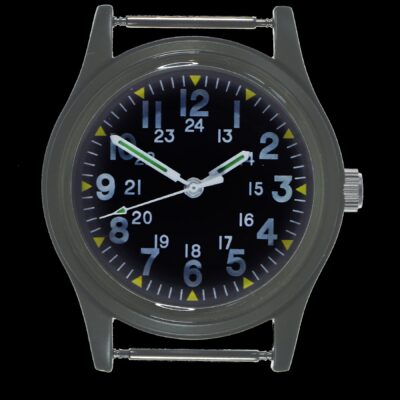 MWC Classic 1960s/70s Pattern Olive Drab Vietnam Horloge on Matching