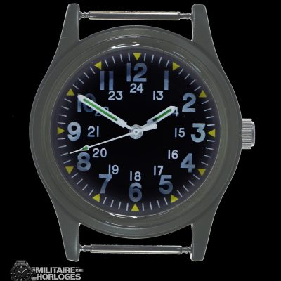 MWC Classic 1960s/70s Pattern Olive Drab Vietnam Horloge on Matching