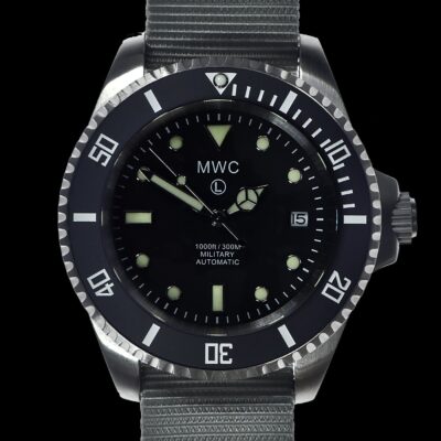 MWC 21 Jewel 300m Automatisch militaire duikhorloge Horloge with – NATO strap