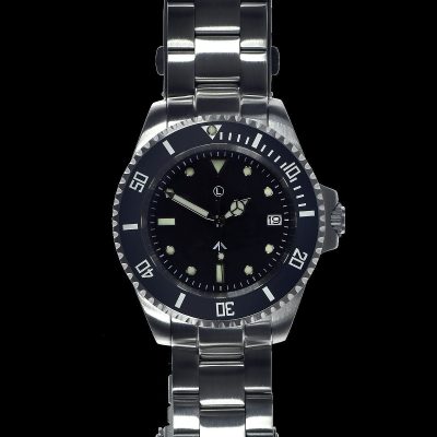 MWC 21 Jewel 300m waterbestendig Automatisch militaire duikhorloge – Wit