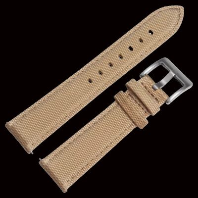 24mm Khaki Sailcloth CORDURA® Horlogestrap – Authentiek Mili