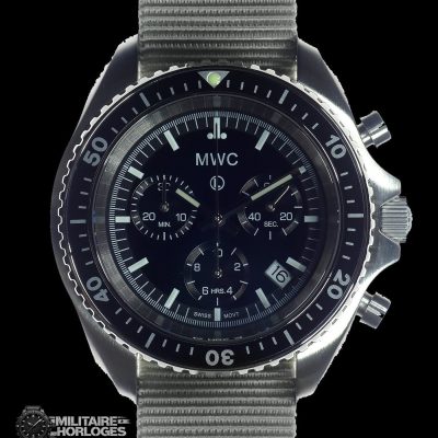MWC NATO Pattern roestvrij staal Militair Pilots Chronograph with – NATO strap