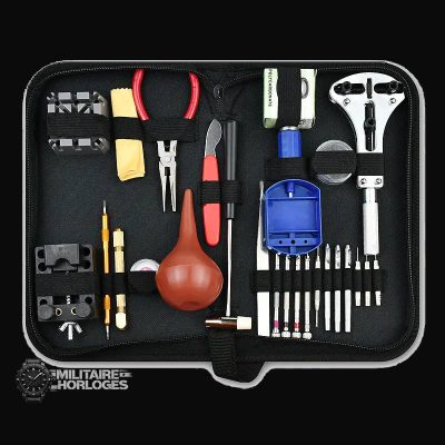 Professional Horloge Repair Kit with an Extensive Range of Tools as