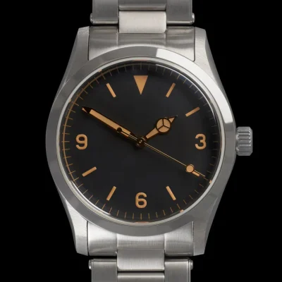 MWC Classic 1950s/1960s patroon 25 juwelen automatisch "Adventurer" horloge met 200m waterbestendigheid en retro lichtgevende verf