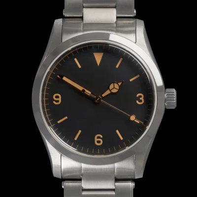 MWC Classic 1950s/1960s patroon 25 juwelen automatisch “Adventurer” horloge met 200m waterbestendigheid en retro lichtgevende verf, saffierglas en 1960s patroon armband