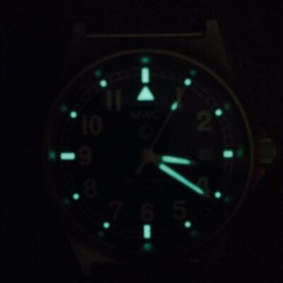 MWC G10LM European Pattern Militair Horloge With White Dial in Covert Non Reflective Black PVD Steel (Non Date Version) – Authentiek Militair Design
